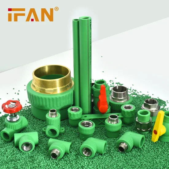 Ifan Hot Sell Pn12.5-PN25 Connecteurs de tubes Tuyaux et raccords en plastique PPR personnalisés