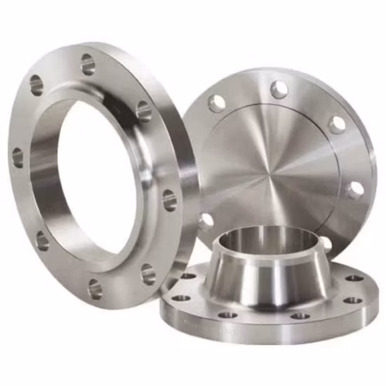 JIS ASME En1092 DIN GOST BS B16.5 ANSI Uni SABS Acier inoxydable SS304 316L Bride de col à souder